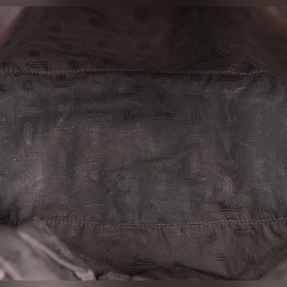 ❌️❌️SOLD ❌️❌️AD10❤️ Gucci GG Canvas and Leather Charm Dome Satchel - Picture 15 of 16